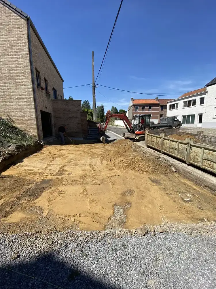 Terrassement — MG Art du Pavage