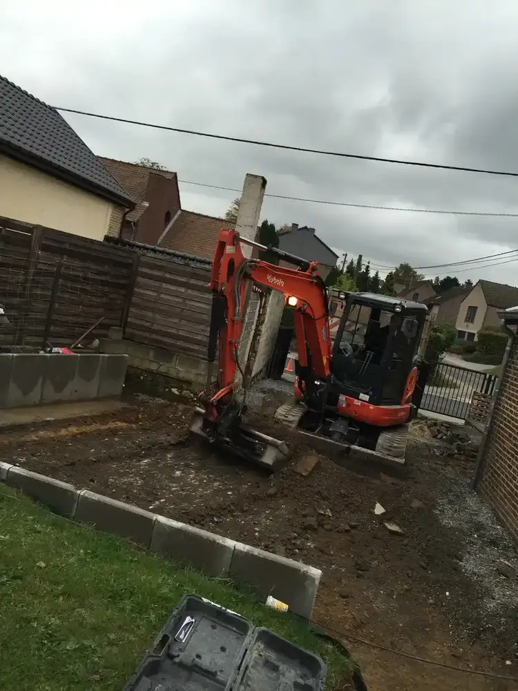 Terrassement — MG Art du Pavage