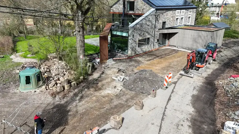 Terrassement — MG Art du Pavage
